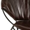 Brown leather chairs Marga.