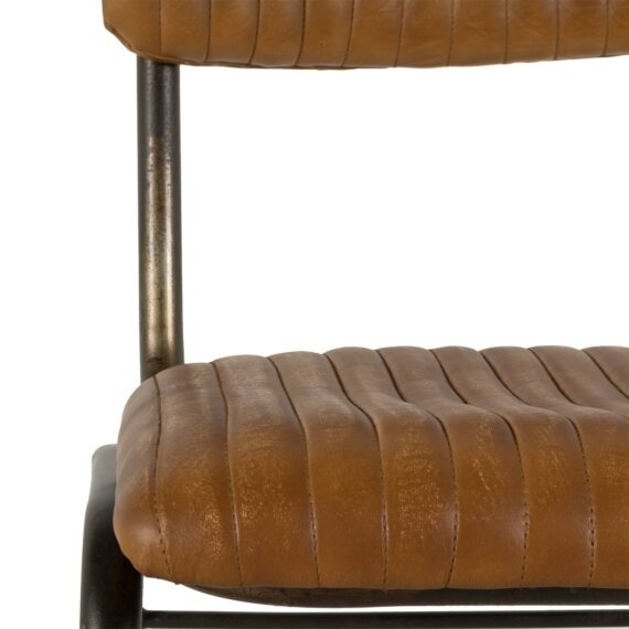 Chaise en cuir Francisco Segarra.