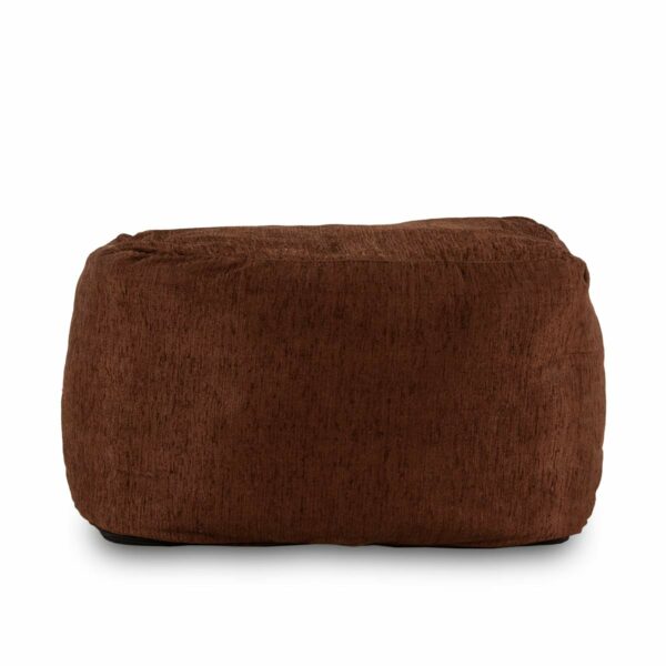 Corduroy pouf.