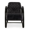 Fauteuil cuir et métal.