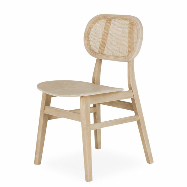 Nordic wooden chairs.