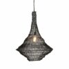 Black pendant lamp.