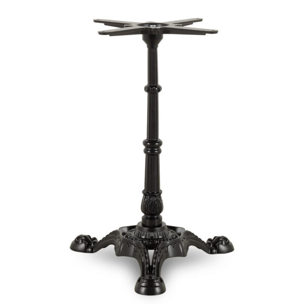Cast iron table bases.