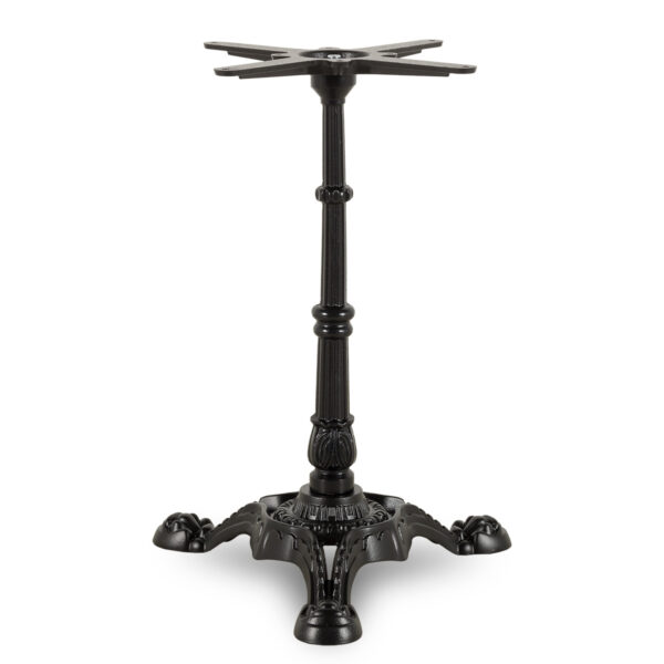 Cast iron table bases.