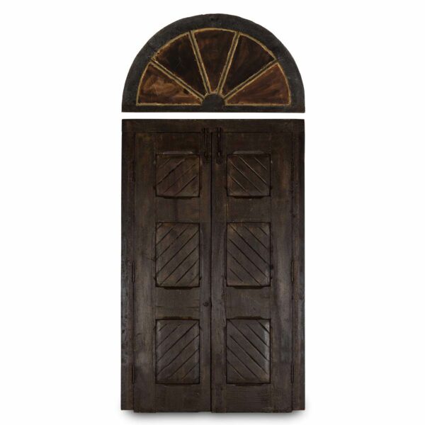 Antique wooden doors.