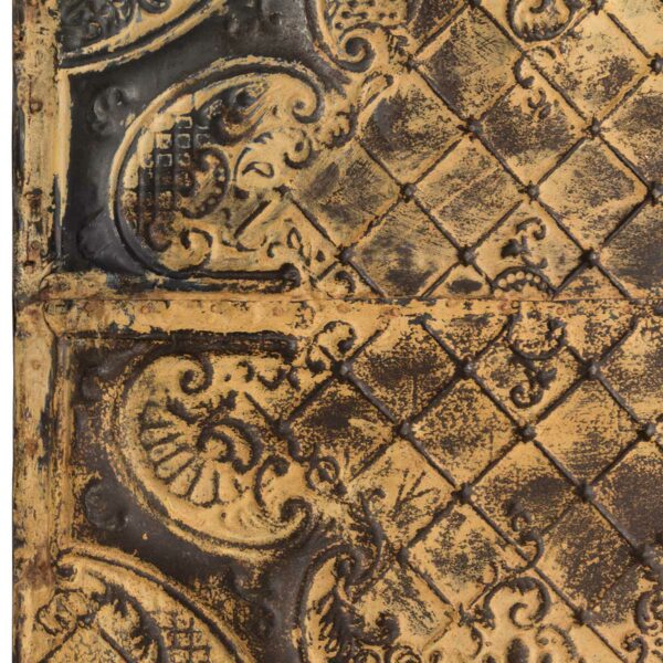 Metal panel decorative.