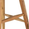 Wood high stool Nael.