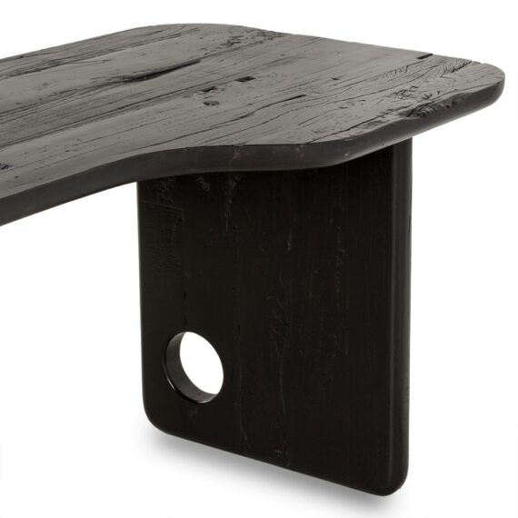 Table noire bois Mirai.