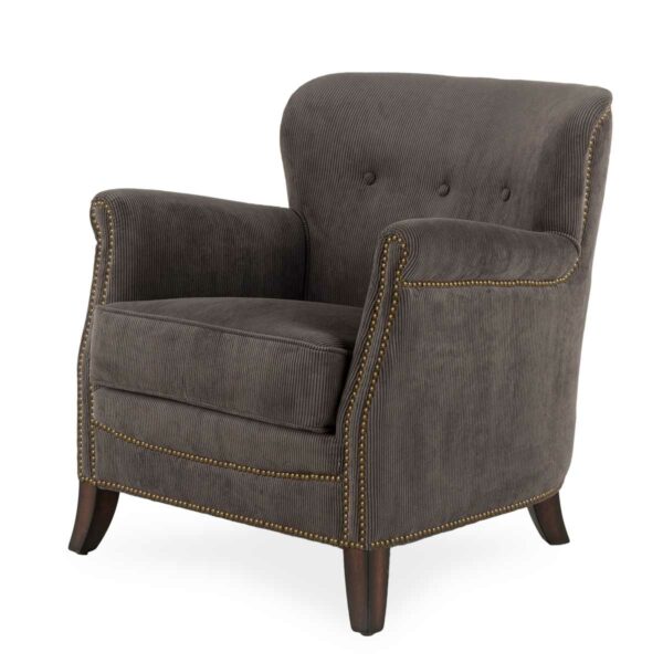 Classic upholstered armchair.