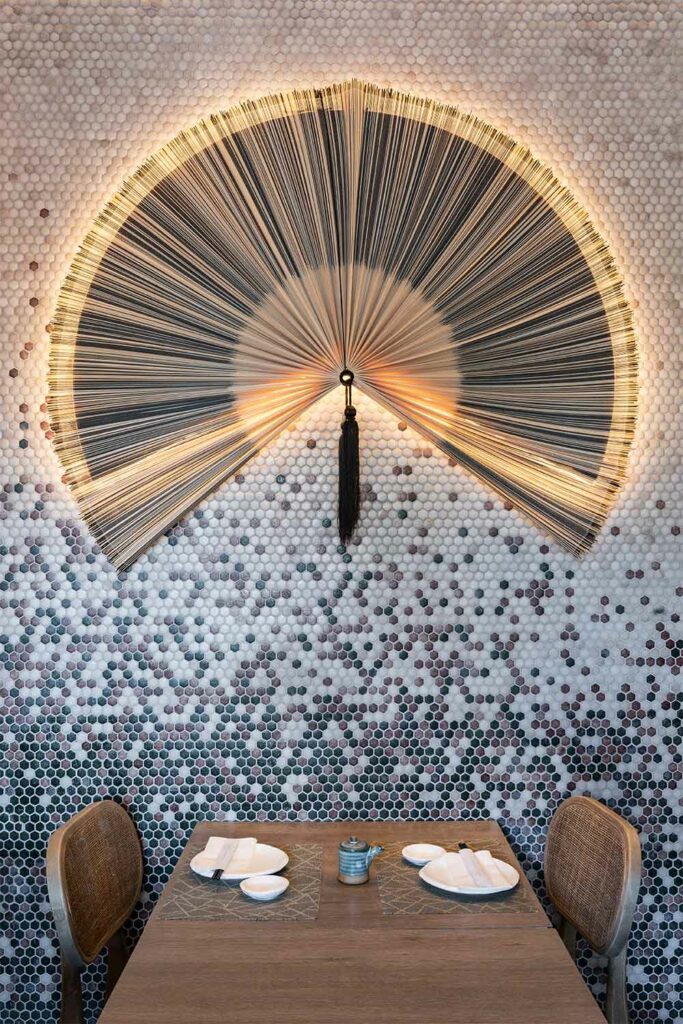 Rustic restaurant décor project.