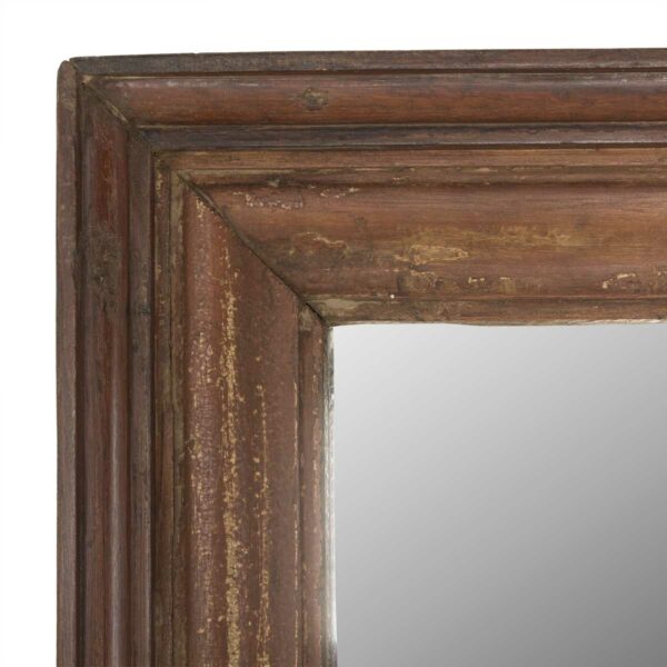 Espejo redondo de madera. Complementos Francisco Segarra.