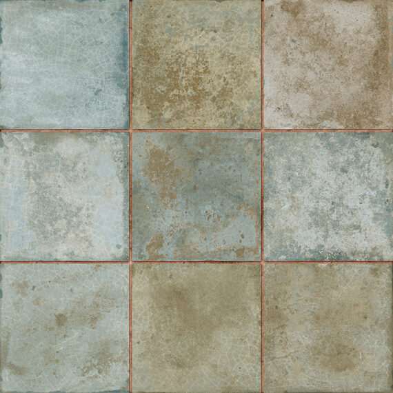 Stoneware tile.