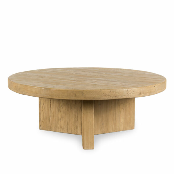Table basse ronde.
