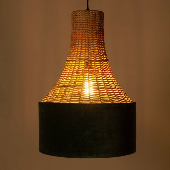 Natural fiber lamp Anael.