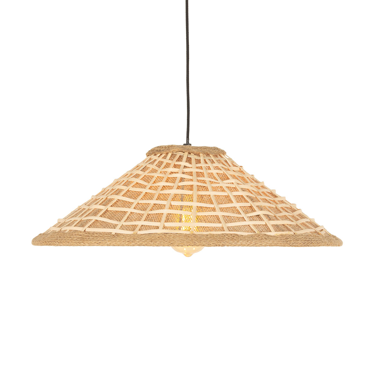 Natural fiber lamps at Francisco Segarra.