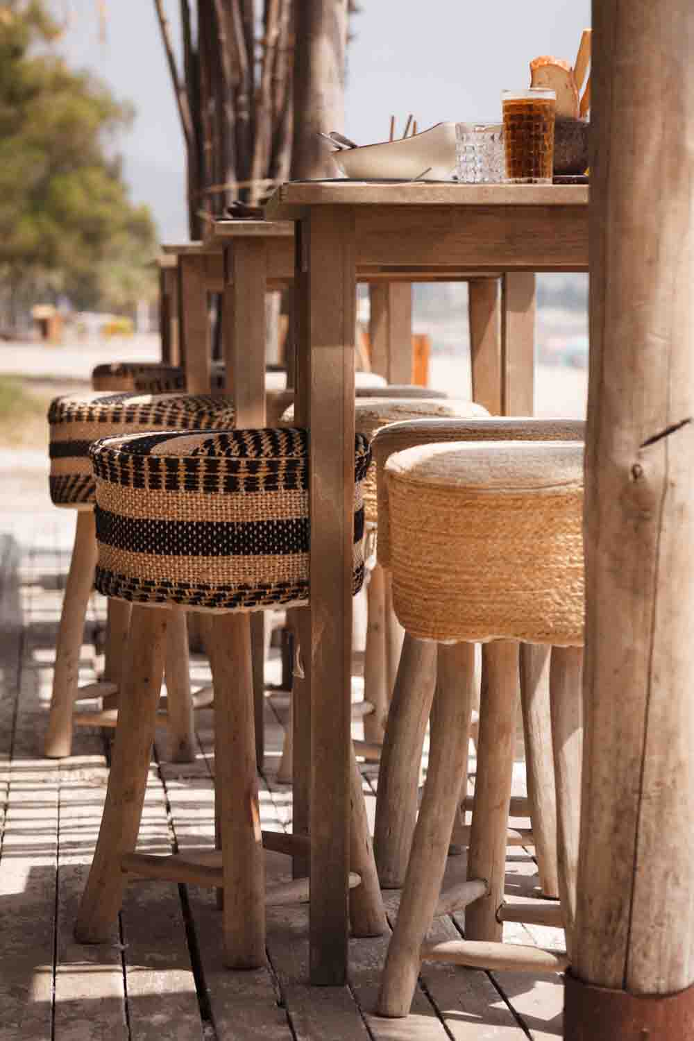 Beach bar decor.