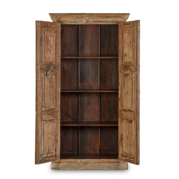 Antique wood cabinet.