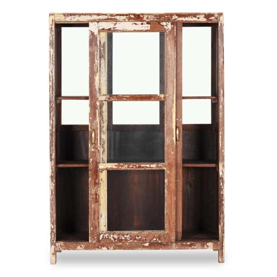 Mueble vitrina antigua.
