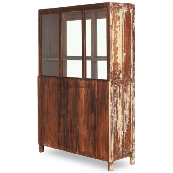 Mueble vitrina antigua.