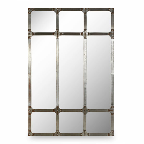 Industrial style mirror.