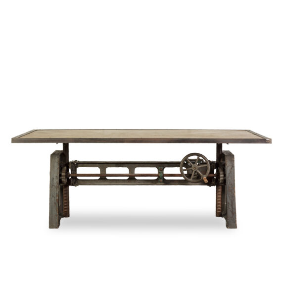 Industrial style table.