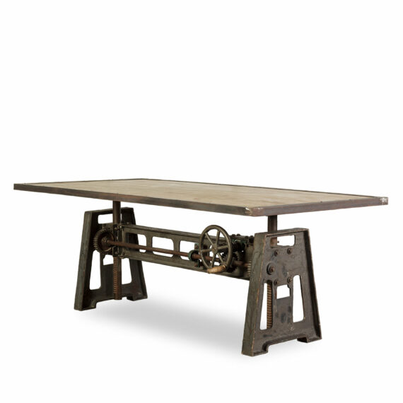 Industrial style table.