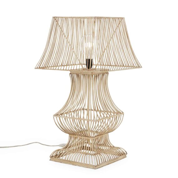 Large table lamp.