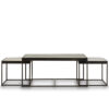 Marble nesting table.