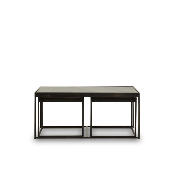 Marble nesting table.