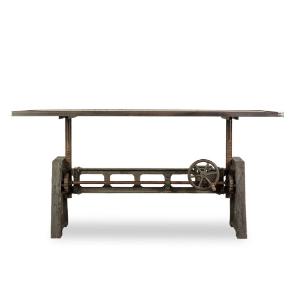 Industrial style table.