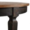 Wood table.