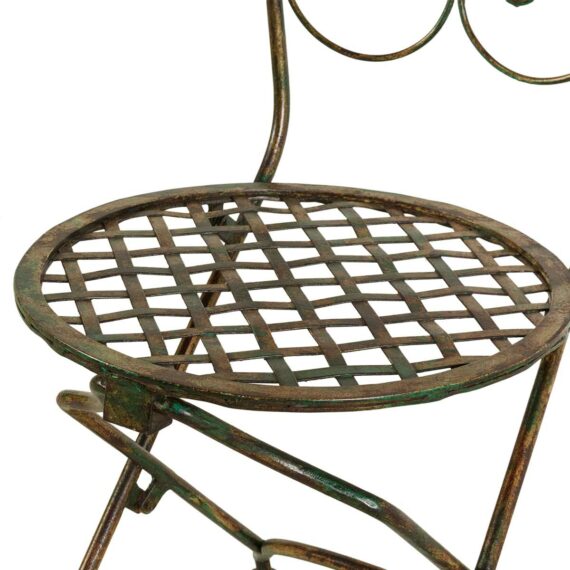 Wrought iron chair Delia.