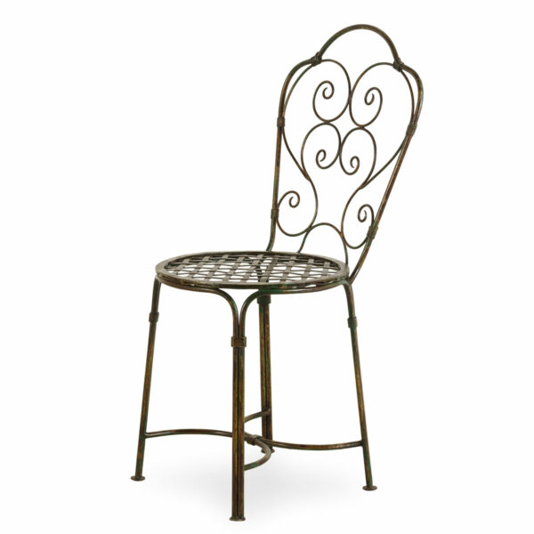 Wrought iron chairs online.