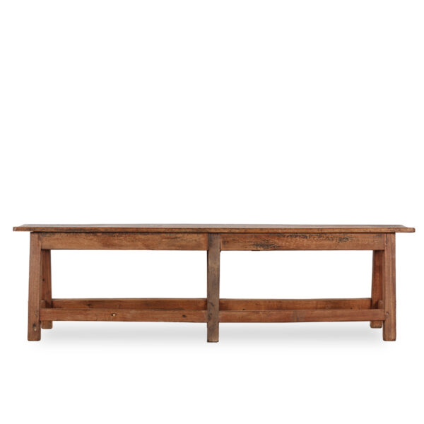 Antique wooden benches.