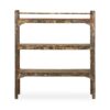 Open shelving.