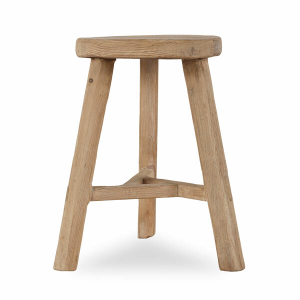 Wabi-sabi style low stools.