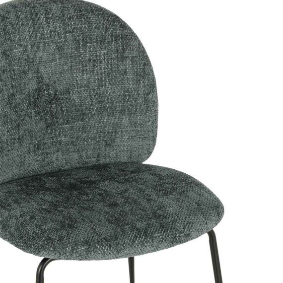 Elegant fabric chairs.