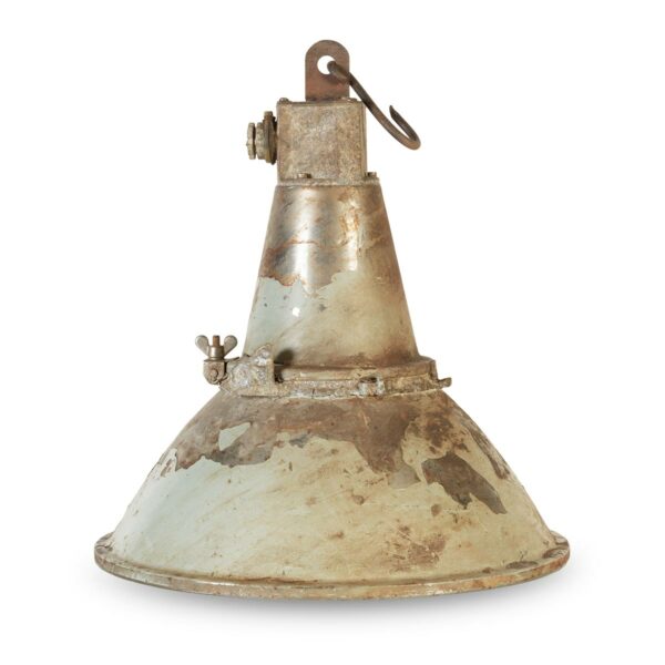 Antique industrial lamp.