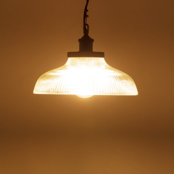 Ceiling lamp in glass.