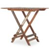 Wood folding table.