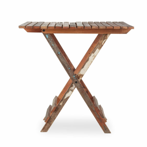 Wooden folding table.