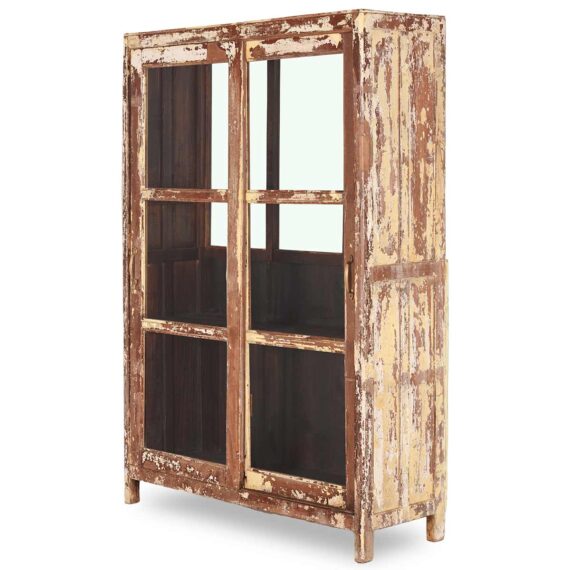 Meuble vitrine ancien.