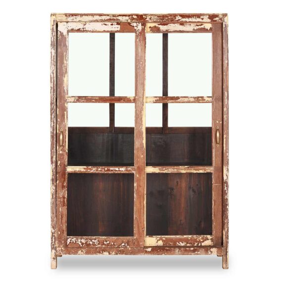 Meuble vitrine ancien.