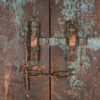 Antique wooden doors.