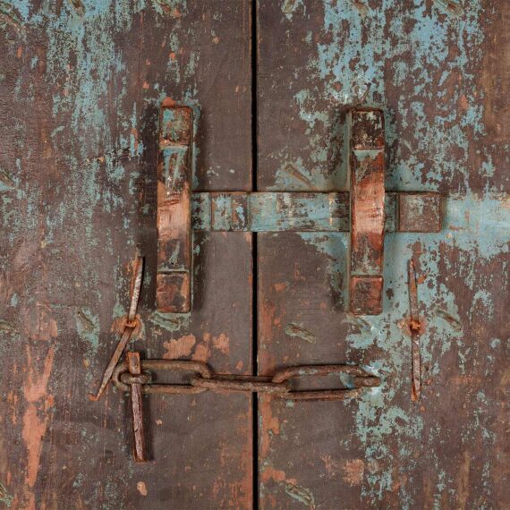 Antique wooden doors.