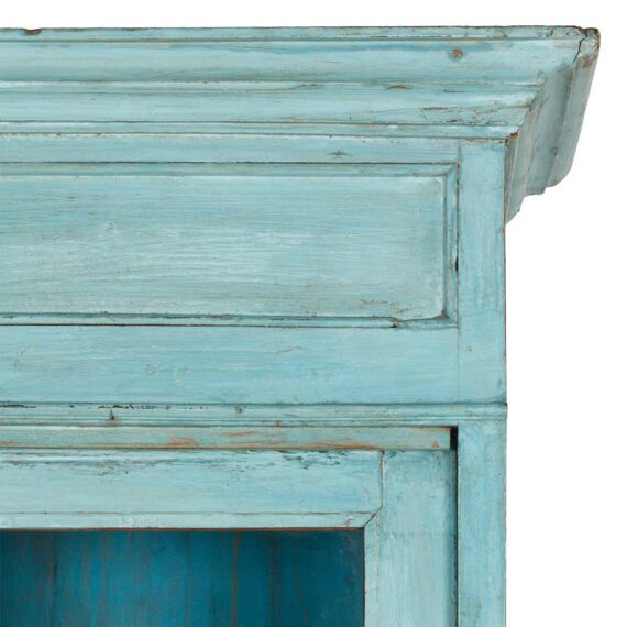 Antique furniture display cabinets.