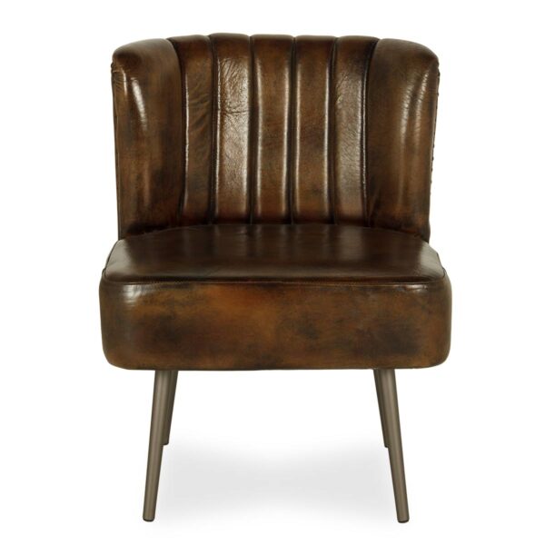 Armless armchair.