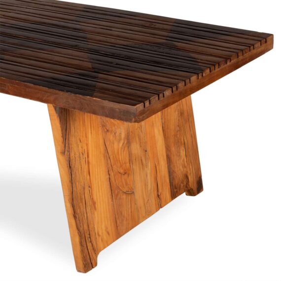Large dining table.