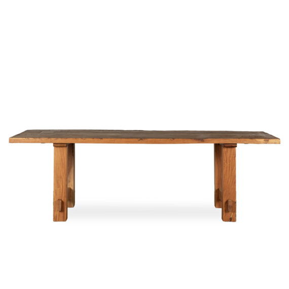 Rectangle wooden table.