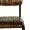 Chaises vintage industriel cuir.
